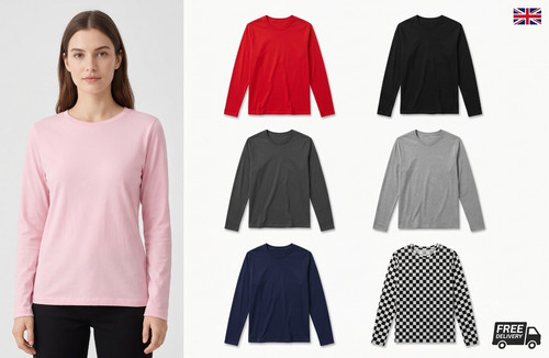 Damen schlichtes shirt - schlichtes, t-shirt