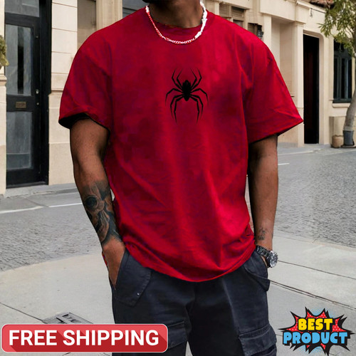 Retro spinne shirt mann - retro,