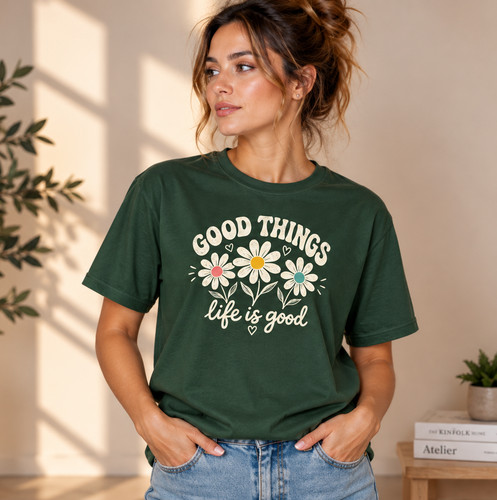 Life good fleurs shirt - life,