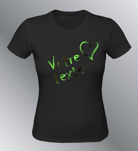 Love damen shirt text zum - i, "text