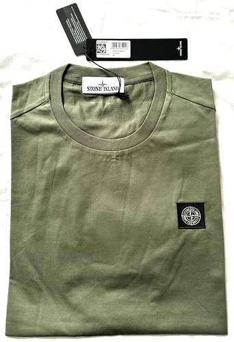 Stone island shirt - t-shirt, grün